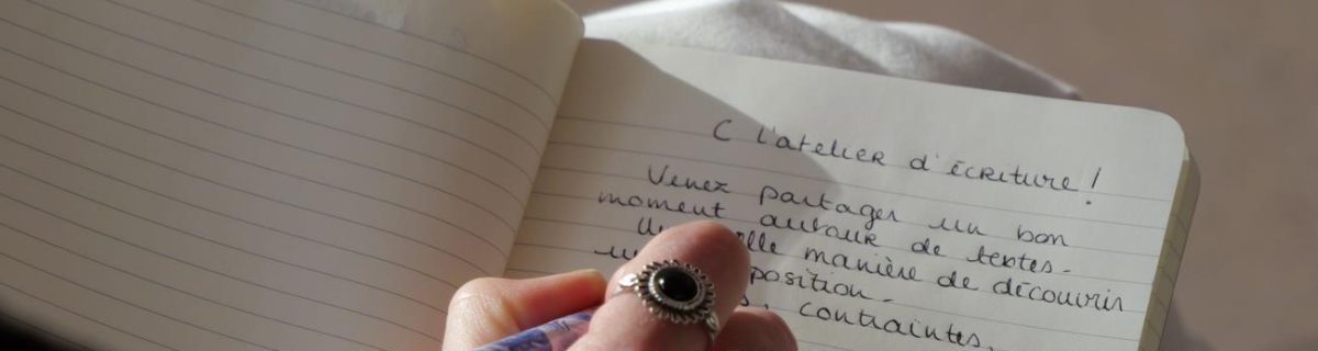 atelier écriture